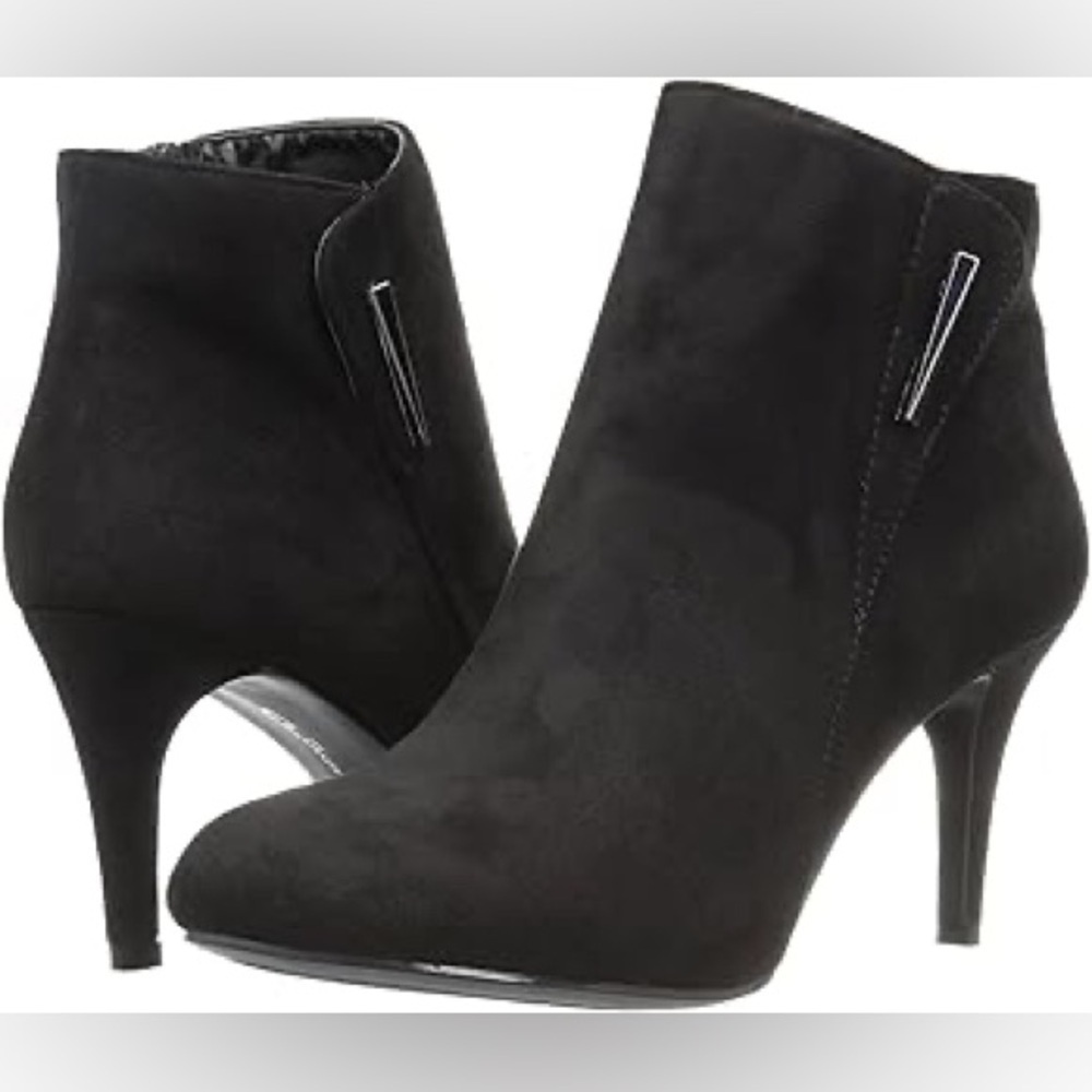 CL By Laundry Women’s Nisha Suede Heeled Ankle Dress Bootie Size 7.5